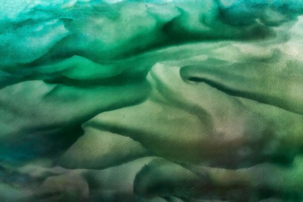 By Michael Piraino Aerial Gulf of Mexico sea floor abstract