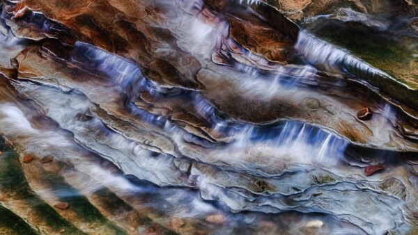 By Michael Piraino flowing water in creek in Cuyahoga Valley National Park