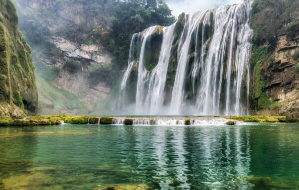 By Michel Piraino Large waterfall in China