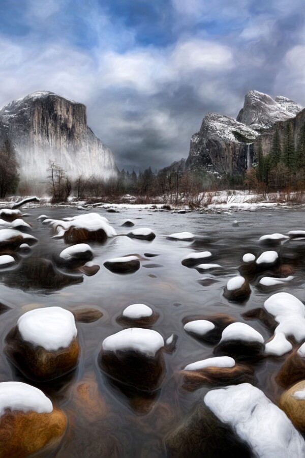 By Michael Piraino Yosemite Valley winter snow