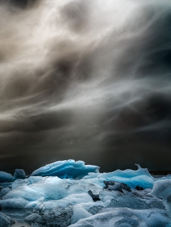 By Michael Piraino Glacial lagoon and sunbeam Iceland